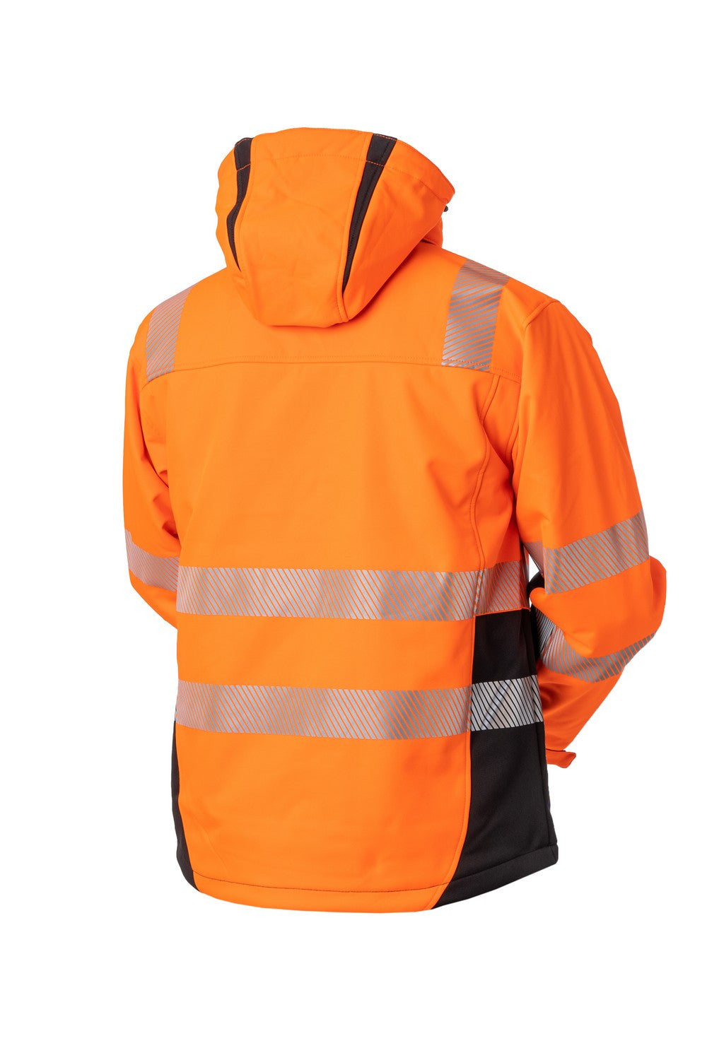 Priha Huomiovärinen vedenpitävä talvitakki lämmityksellä oranssi/musta EN 20471 Lk.2 - 4341