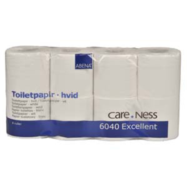 CARE-NESS Excellent WC-paperi 2krs 33,75m valkoinen 8rll (säkki 64rll)