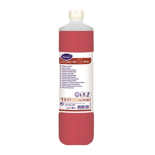 Diversey Sani 100 saniteettitilojen puhdistusaine 1L 6kpl