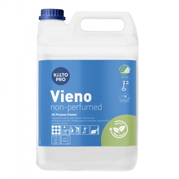 Kiilto Vieno Hajusteeton yleispuhdistusaine 5L, 3kpl myyntierä