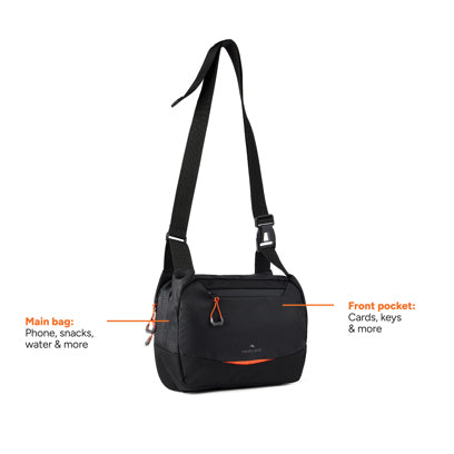 Nordic Drift Trail RCS crossbody laukku 4L – kevyt ratkaisu arjen käyttöön. Alk. 5kpl. merkkauksella