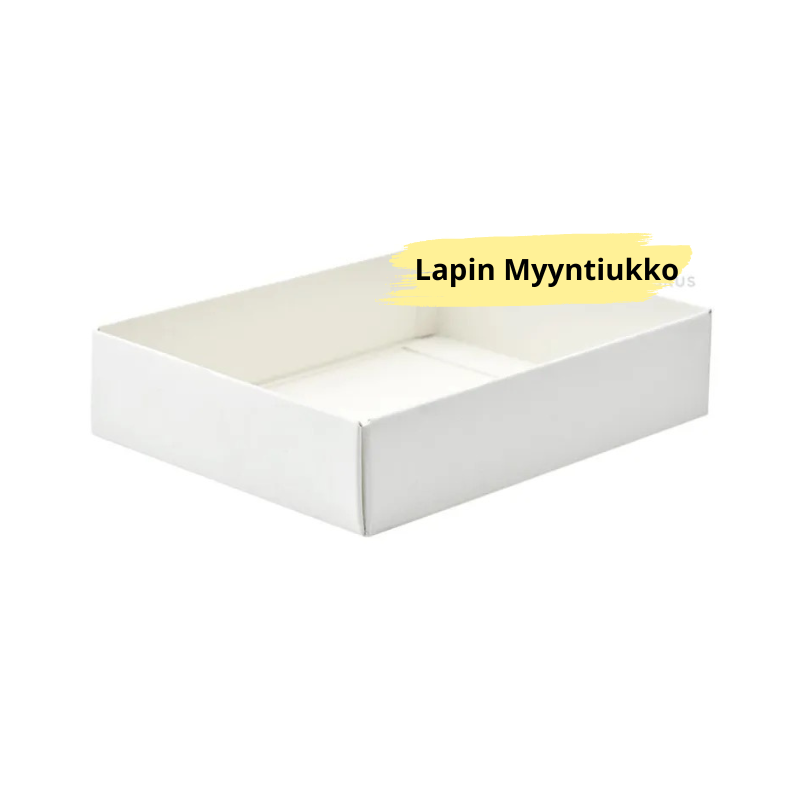 LAATIKKO VALKOINEN LIUKUVA SISÄOSA 110X80X25MM