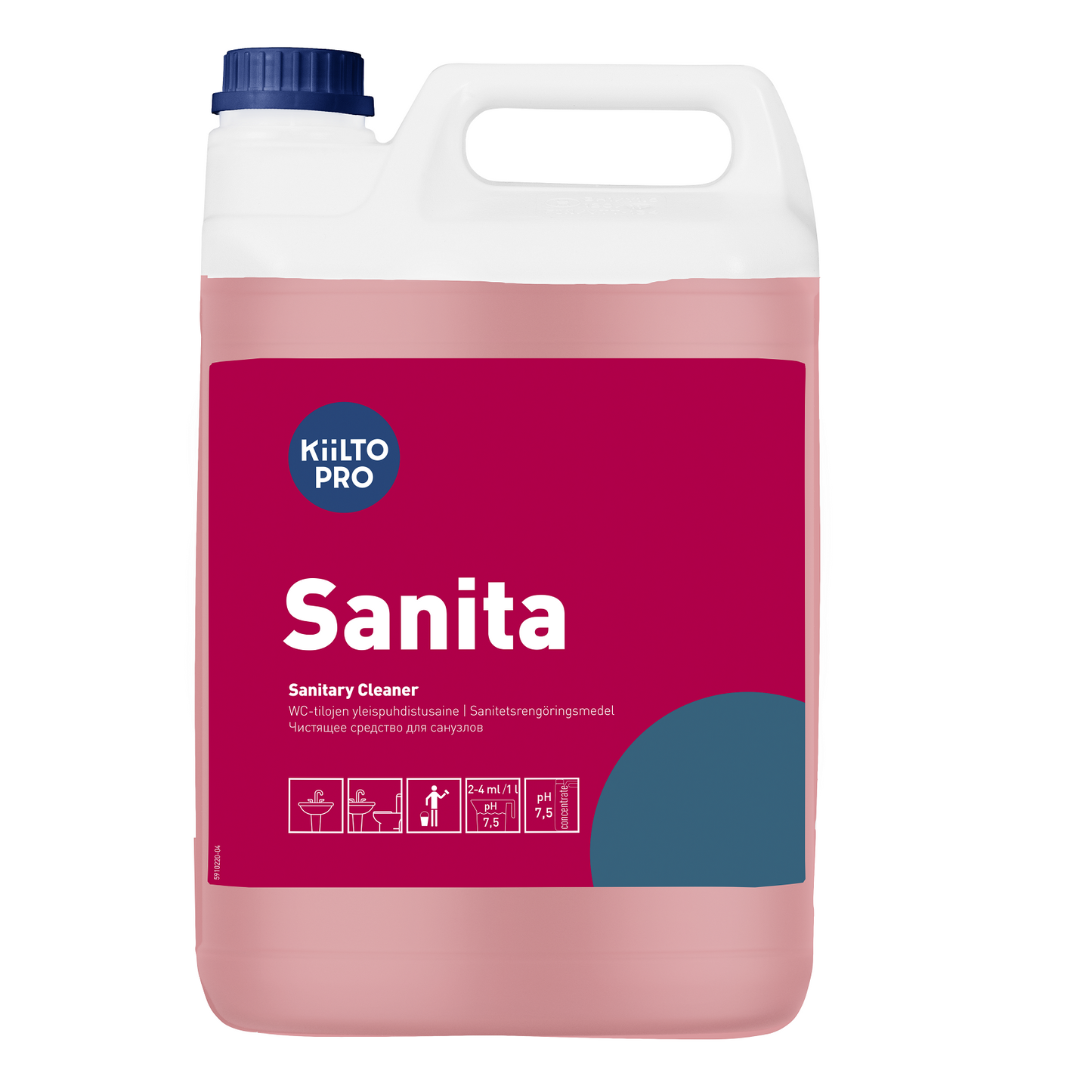 Kiilto Sanita puhdistusaine 5L, 3kpl myyntierä