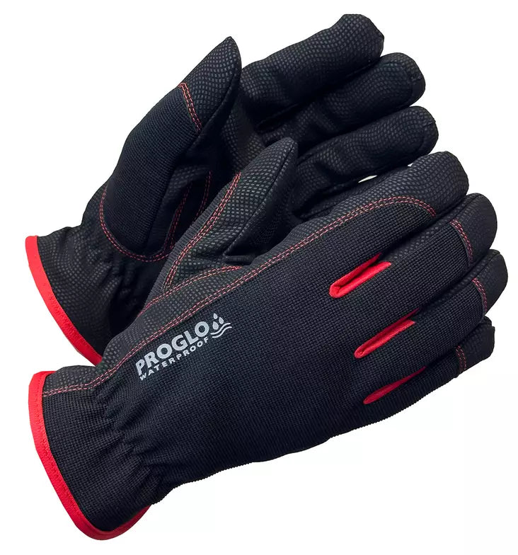 PROGLO 4300 vedenpitävä työkäsine thermovuorella ja kosketusnäyttöominaisuudella alk. 6 paria.