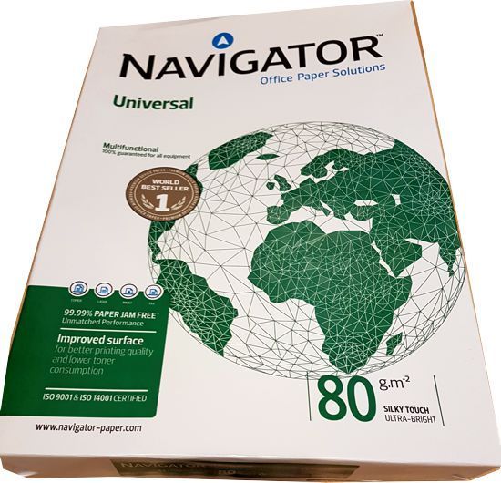 Kopiopaperi Navigator Universal A3 80g 5 riisiä 13,78€/riisi