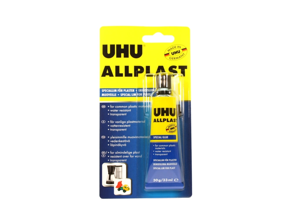 UHU Allplast erikoisliima 30g/33ml TILAA 4 kpl, saat ilmaisen toimituksen!
