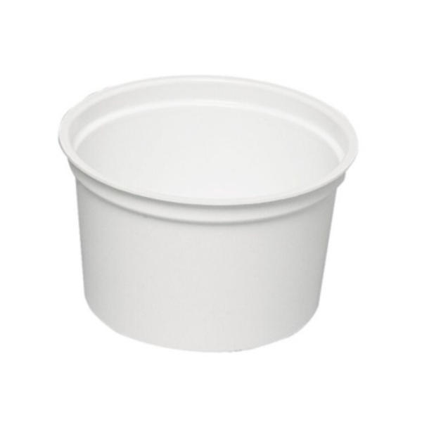 ABENA näytepurkki 300ml valkoinen PP 1000kpl.