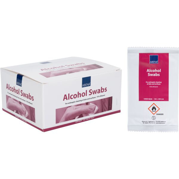 UUSI ABENA Alcohol Swabs 75% desinfektiopyyhe 20x15cm 50kpl