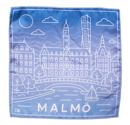 Satiininen huivi yrityksille – omalla painatuksella ja designilla. Minimi 50 kpl.