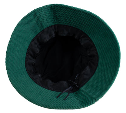 Corduroy bucket hat yrityksille, vakosamettinen ja brodeerattu