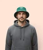 Corduroy bucket hat yrityksille, vakosamettinen ja brodeerattu