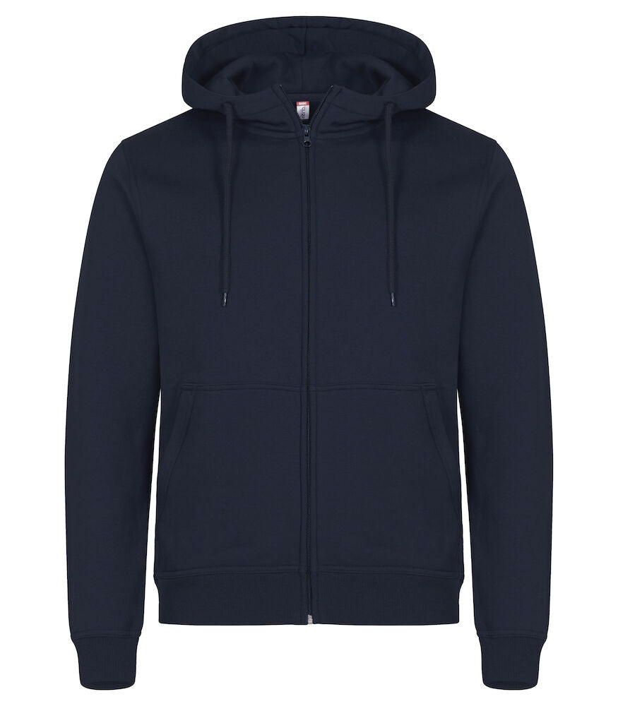 Clique Miami Hoody Full Zip, unisex. 4 väriä.