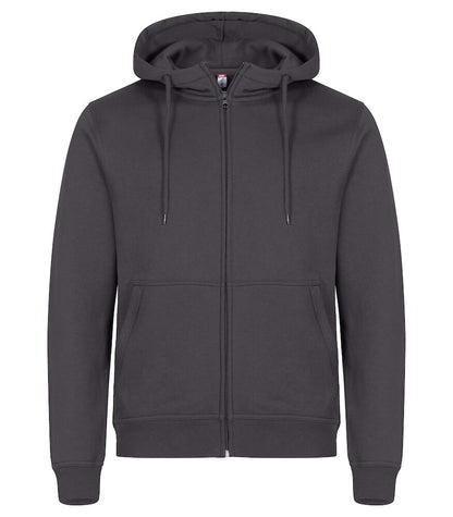 Clique Miami Hoody Full Zip, unisex. 4 väriä.