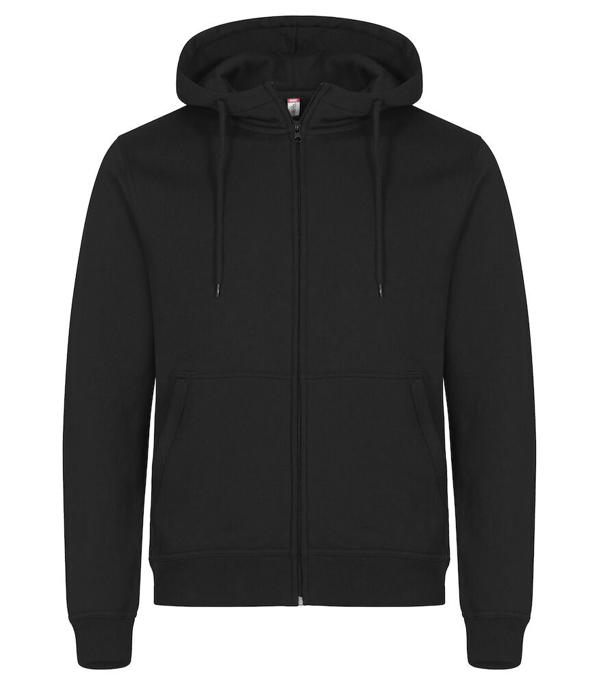 Clique Miami Hoody Full Zip, unisex. 4 väriä.