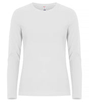Clique Premium Fashion-T L/S, naisten pitkähiainen T-paita. (Useita värejä)