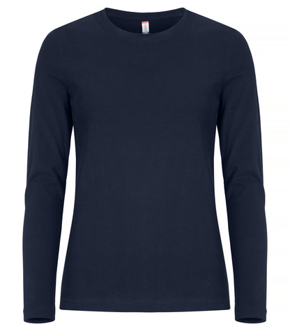 Clique Premium Fashion-T L/S, naisten pitkähiainen T-paita. (Useita värejä)