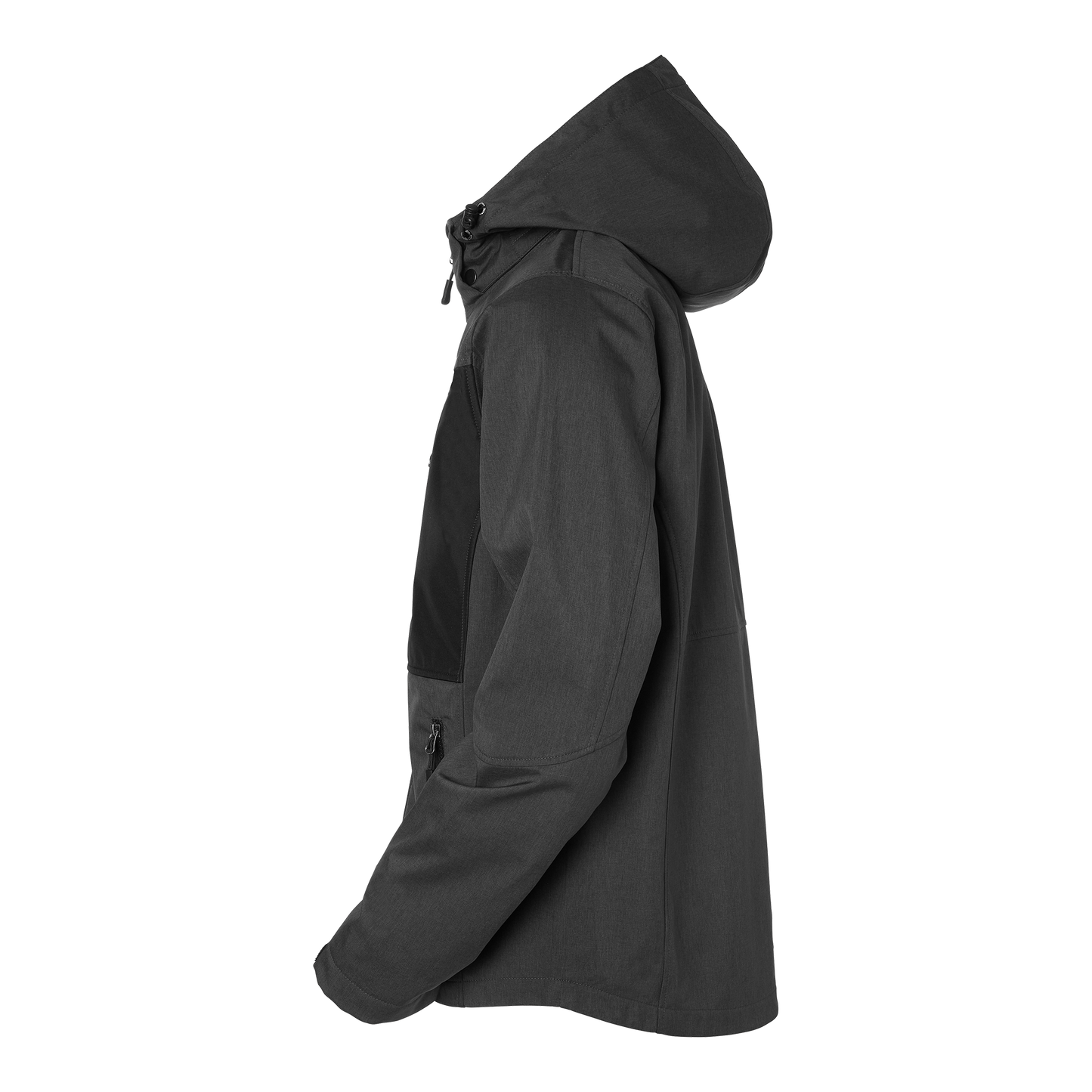 South West Jack Softshell Takki, musta ja harmaa.