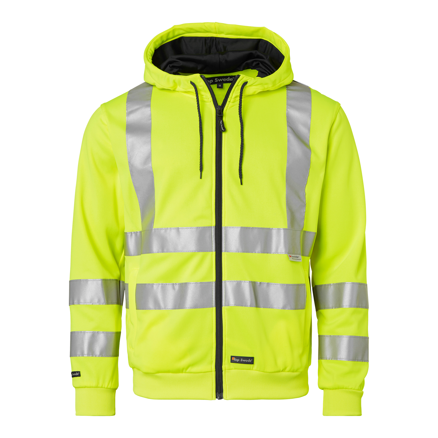 Top Swede 4429 Sweat, unisex. Erityisesti suunniteltu rakennus- ja teollisuusalan ammattilaisille. (Keltainen ja orannsi)