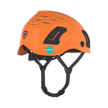 Guardio Armet Fluorescent Safety Helmet (Keltainen ja oranssi) Takuu 3 Vuotta