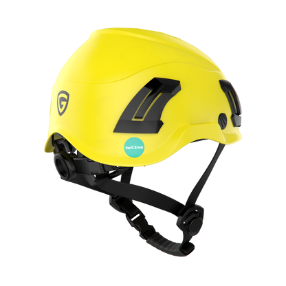 Guardio Armet Volt Fluorescent Safety Helmet Keltainen ja oranssi Takuu 3 Vuotta