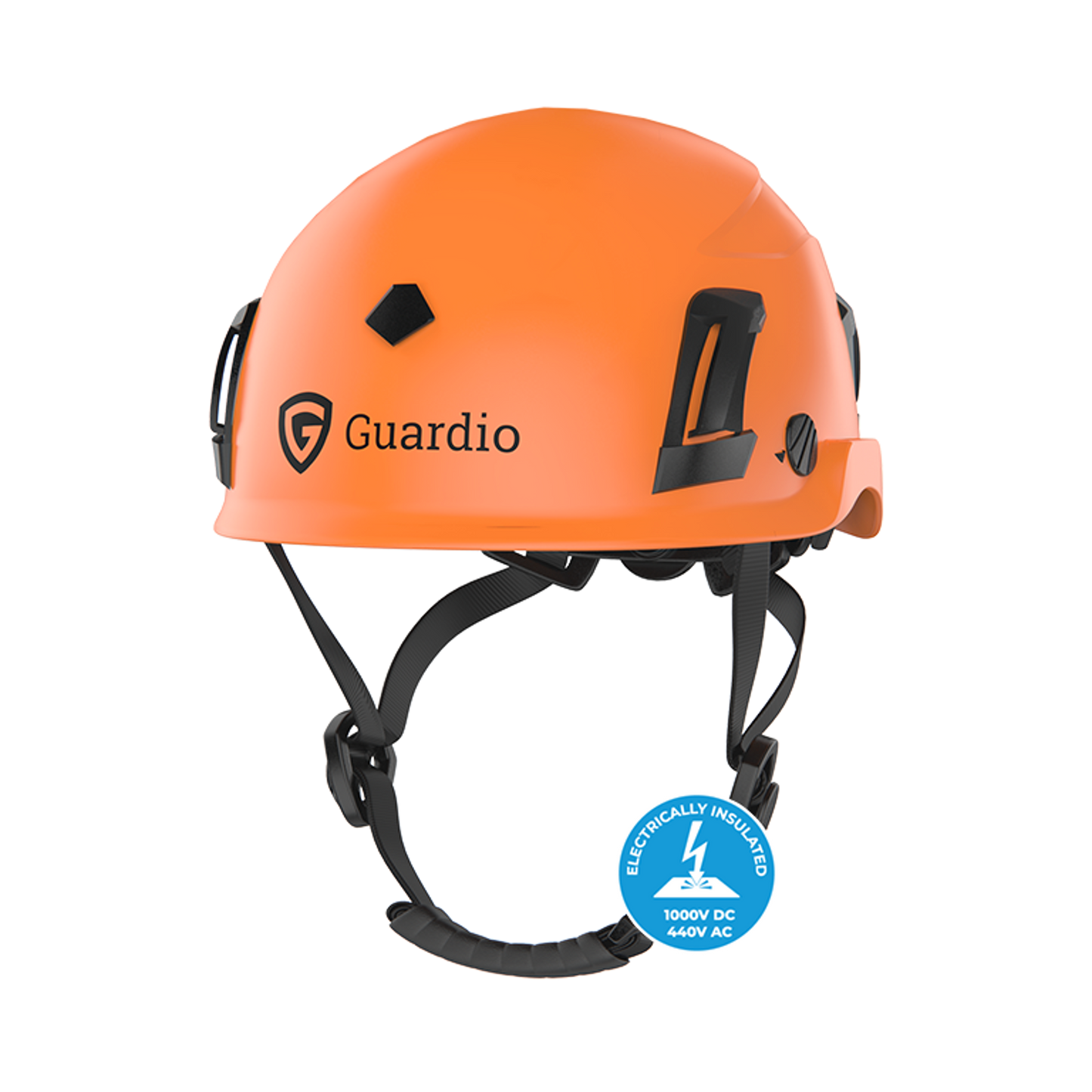 Guardio Armet Volt Fluorescent Safety Helmet Keltainen ja oranssi Takuu 3 Vuotta
