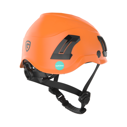 Guardio Armet Volt Fluorescent Safety Helmet Keltainen ja oranssi Takuu 3 Vuotta