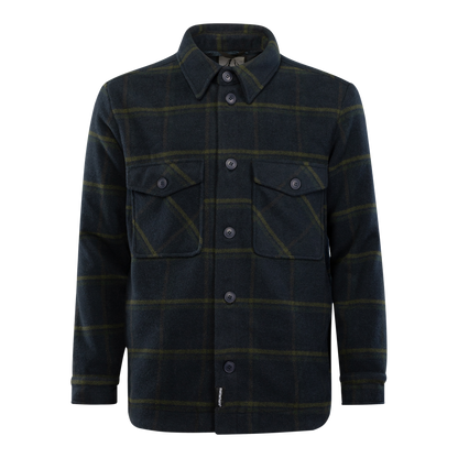 Matterhorn vuorattu Tabei Overshirt Navy/green (956) Unisex
