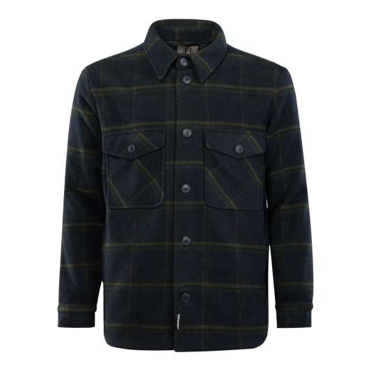 Matterhorn vuorattu Tabei Overshirt Navy/green (956) Unisex