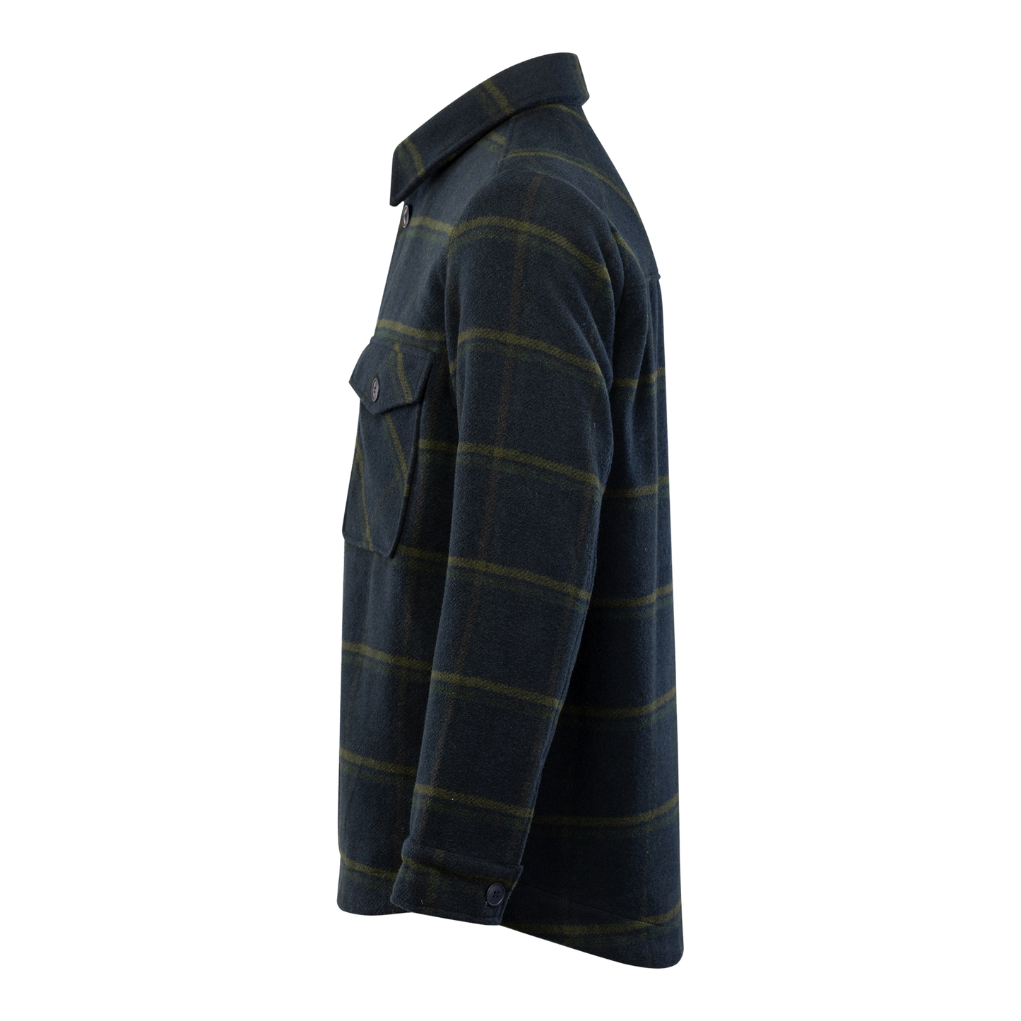 Matterhorn vuorattu Tabei Overshirt Navy/green (956) Unisex
