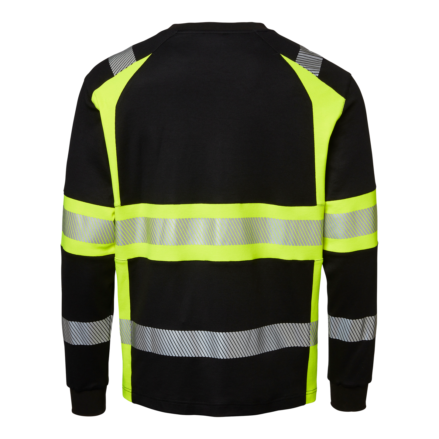 Top Swede 601 LS T-shirt Black/fluorescent yellow (914)