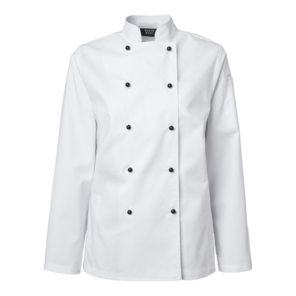 Elsa Chef's Coat w - Ammattilaisen Valinta Naiskokeille (Valkoisena ja mustana.)
