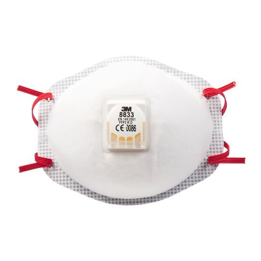 3M 8833 Disposable 10p Half Face Mask