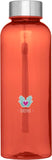 Bodhi 500 ml:n vesipullo, RPET - Läpinäkyvä. Alk. 25 kpl. painatuksella.