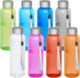 Bodhi 500 ml:n vesipullo, RPET - Läpinäkyvä. Alk. 25 kpl. painatuksella.