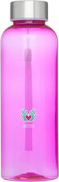 Bodhi 500 ml:n vesipullo, RPET - Läpinäkyvä. Alk. 25 kpl. painatuksella.