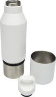 Odessy 600 ml:n RCS-sertifioitu termospullo ja 300 ml:n kuppi. Esim. 25kpl. 1-väri laserkaiverruksella.