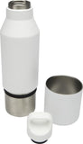 Odessy 600 ml:n RCS-sertifioitu termospullo ja 300 ml:n kuppi. Esim. 25kpl. 1-väri laserkaiverruksella.