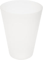 Glastonbury 300 ml:n kestokäyttöinen muovimuki - Frosted kirkas