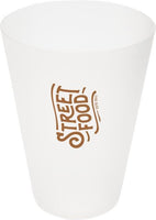 Glastonbury 300 ml:n kestokäyttöinen muovimuki - Frosted kirkas