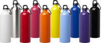 Oregon 750 ml – kevyt ja kestävä juomapullo kierrätysteräksestä. Esim. 10kpl. 360 full color digitaalinen painatus.