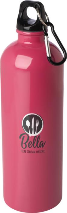 Oregon 750 ml – kevyt ja kestävä juomapullo kierrätysteräksestä. Esim. 10kpl. 360 full color digitaalinen painatus.