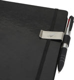 Riva kynänpidike muistikirjoihin - Musta. Alkaen 50kpl. kaiverruksella!