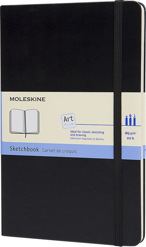 Moleskine suuri luonnoslehtiö. Esim. 25kpl. digitaalisella painatuksella.