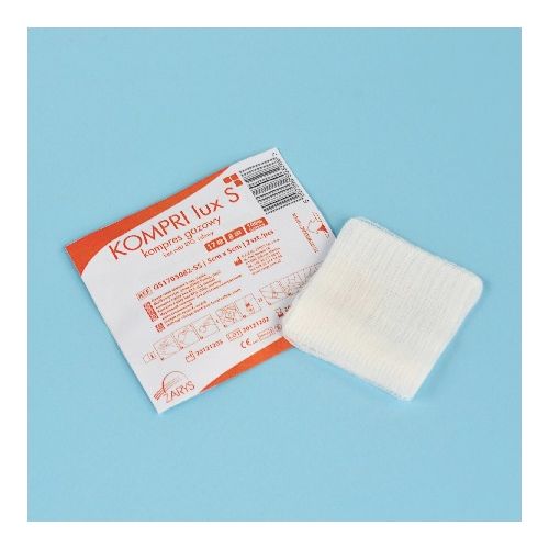 Kompri lux S harsotaitos 7,5 x 7,5cm steriili 50x2kpl