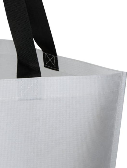 Duo GRS kierrätetty, kaksinkertaisesti laminoitu erittäin suuri kassi, 30 L Omalla painatuksella! Alk. 50kpl.