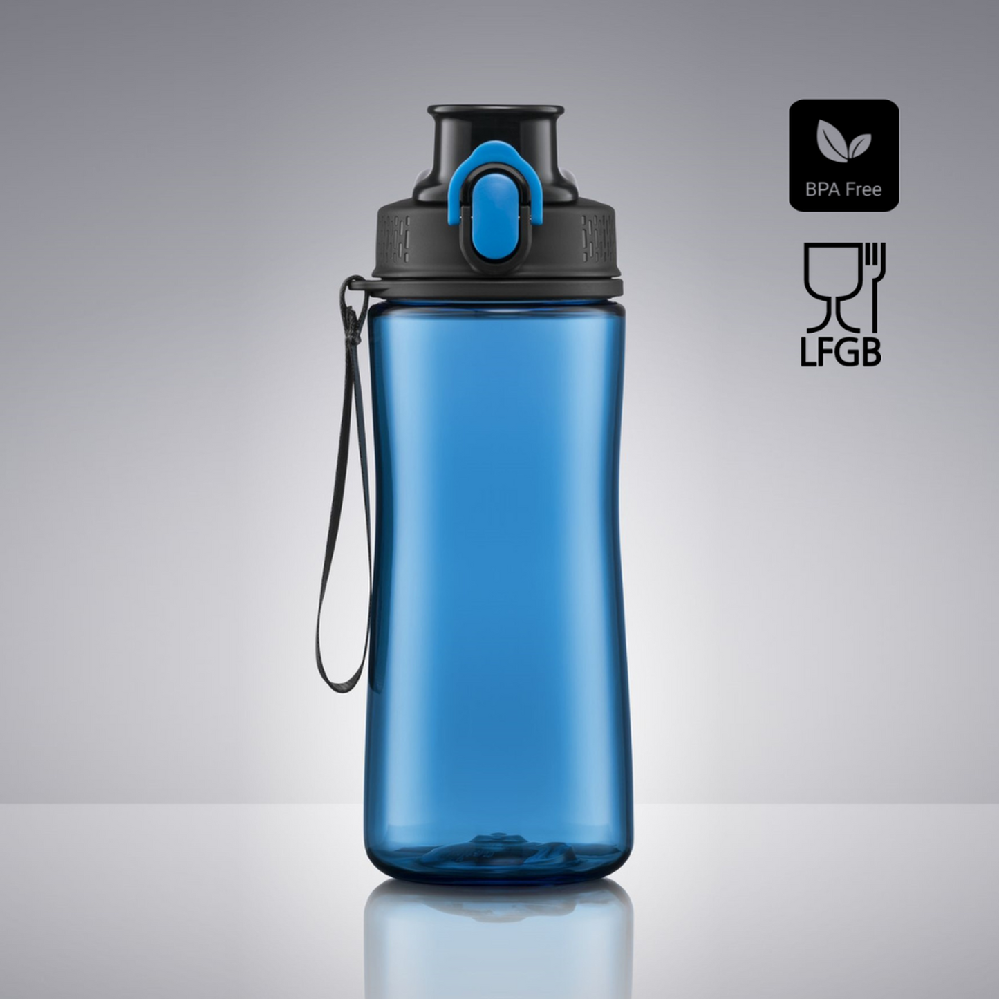 Colorissimo NEON WATER BOTTLE Tritan™ 550ML Esim. 20kpl. 1-värimerkkauksella.