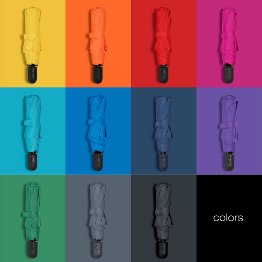 Colorissimo Cambridge automaattinen sateenvarjo. Esim. 20 kpl. 1-väripainatuksella.