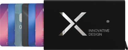 SCX.design O35 – magneettinen RFID-korttipidike. Esim. 25kpl. laserkaiverruksella.