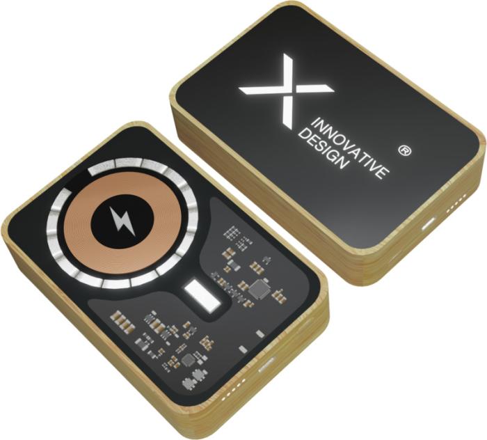 SCX.design P27 Bambu MagSafe Varavirtalähde. Esim. 25kpl. merkkauksella.