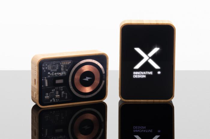 SCX.design P27 Bambu MagSafe Varavirtalähde. Esim. 25kpl. merkkauksella.